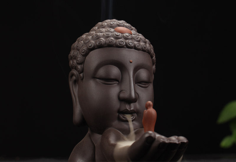 Little monk Buddha statue