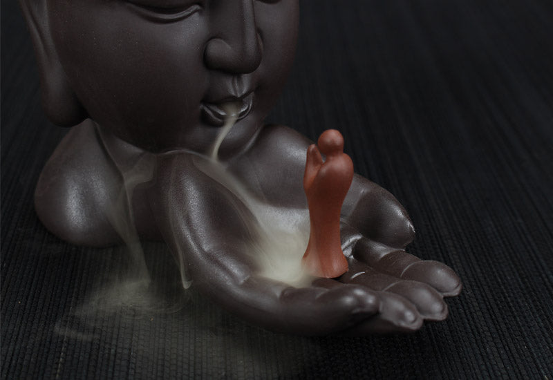 Little monk Buddha statue