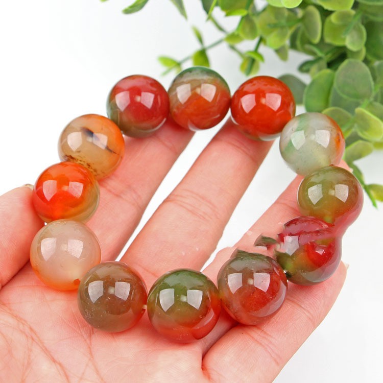 Peacock Agate Bracelet Jewelry 8-20mm