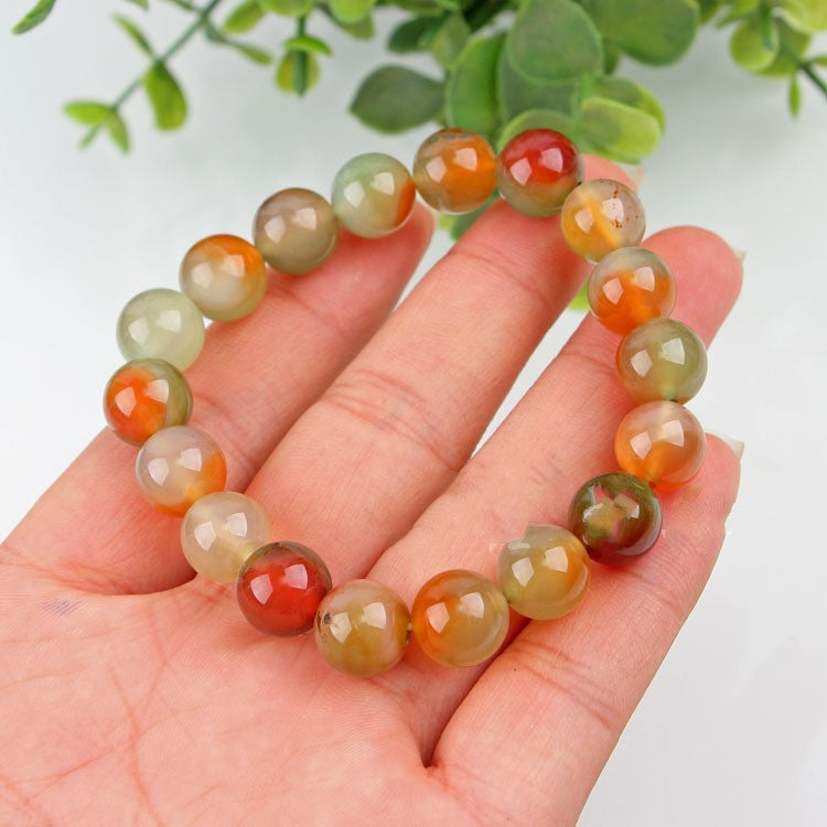 Peacock Agate Bracelet Jewelry 8-20mm