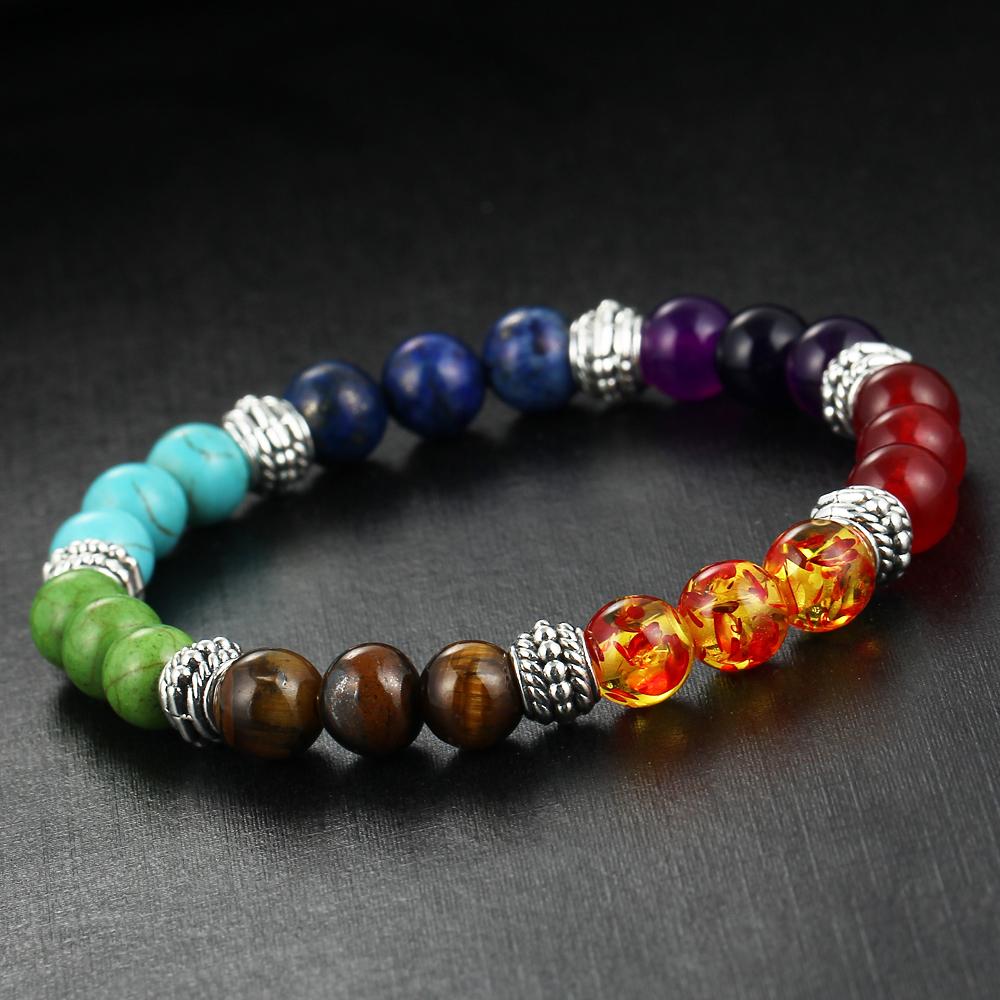 Align Yourself 7  Chakra Healing Crystal Bracelet