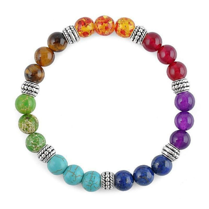 Align Yourself 7  Chakra Healing Crystal Bracelet