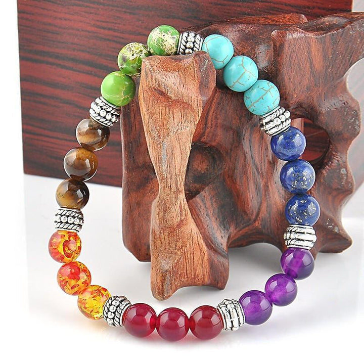 Align Yourself 7  Chakra Healing Crystal Bracelet