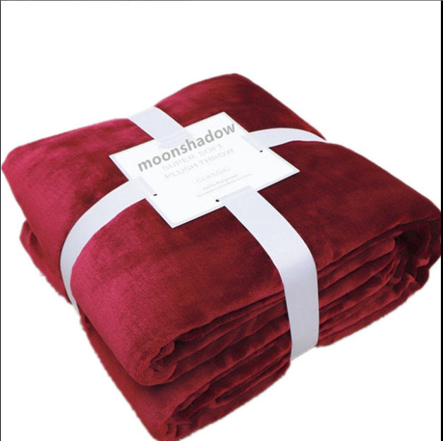 Autumn /Winter Cashmere Blanket Solid /Color Fake Fur Single Plush Sofa Blankets, Warm Fleece Blanket Student Dormitory