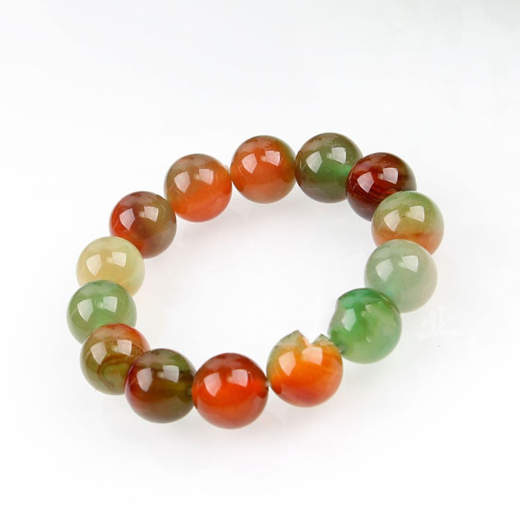 Peacock Agate Bracelet Jewelry 8-20mm