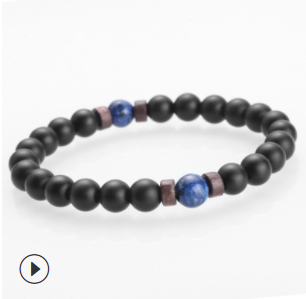 Accessories Men's Bracelets Natural Moonstone Beads Tibetan Buddha Bracelet Lava Stone Diffuser Bracelet